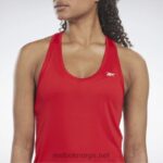 kvinner vektor rød 2X42N392 Reebok treningsklar tanktop med mesh-rygg - Bilde 4