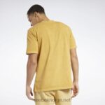 lys oker 2X42N606 Reebok klassisk naturlig farget t-skjorte - Bilde 4