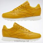 lys oker/kritt 2X42N239 Reebok klassiske damesko i skinn - Bilde 9