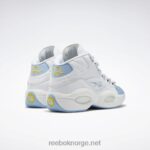 menn ftwr hvit/flytende blå/giftig gul 2X42N1028 Reebok spørsmål midt basketball sko - Bilde 5
