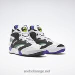 menn ftwr hvit/kjerne svart/mørk grønn 2X42N1039 Reebok shaq victory pump basketball sko - Bilde 3