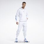 menn hvit 2X42N1134 Reebok basketball dna vektor fleece joggere - Bilde 2