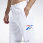 menn hvit 2X42N1134 Reebok basketball dna vektor fleece joggere - Bilde 4