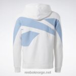 menn hvit 2X42N1144 Reebok basketball rygg vektor fleece hettegenser - Bilde 8