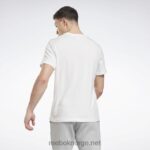 menn hvit 2X42N1170 Reebok identitet klassisk t-skjorte - Bilde 3