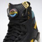menn kjerne sort/mørk sobel/luksusblå 2X42N1024 Reebok street fighter shaq attaq basketballsko - Bilde 8