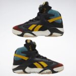 menn kjerne sort/mørk sobel/luksusblå 2X42N1024 Reebok street fighter shaq attaq basketballsko - Bilde 10