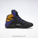 menn kjerne svart/fet lilla/kollegialt gull 2X42N1034 Reebok shaq attaq basketballsko - Bilde 2
