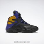 menn kjerne svart/fet lilla/kollegialt gull 2X42N1034 Reebok shaq attaq basketballsko