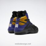menn kjerne svart/fet lilla/kollegialt gull 2X42N1034 Reebok shaq attaq basketballsko - Bilde 4