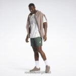 menn krittgrønn 2X42N1196 Reebok I en mesh-shorts - Bilde 2