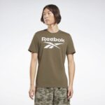 menn militærgrønn 2X42N1161 Reebok identitet stor logo t-skjorte