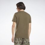 menn militærgrønn 2X42N1161 Reebok identitet stor logo t-skjorte - Bilde 3