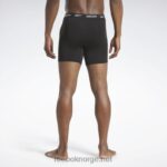 menn multi 2X42N1127 Reebok 4-pakk ytelsesboksershorts - Bilde 3