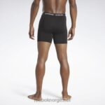 menn multi 2X42N1162 Reebok 4-pakk ytelsesboksershorts - Bilde 3
