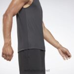 menn nattsvart 2X42N1159 Reebok ermeløs trenings t-skjorte - Bilde 5