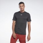 menn nattsvart 2X42N1189 Reebok treningsklar melange t-skjorte