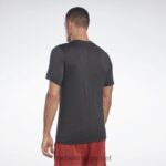 menn nattsvart 2X42N1189 Reebok treningsklar melange t-skjorte - Bilde 3