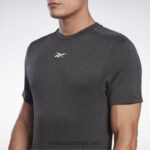 menn nattsvart 2X42N1189 Reebok treningsklar melange t-skjorte - Bilde 4