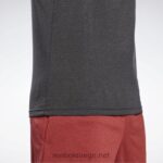 menn nattsvart 2X42N1189 Reebok treningsklar melange t-skjorte - Bilde 5