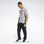 menn svart 2X42N1065 Reebok treningsnødvendigheter vevde ufôrede bukser - Bilde 3