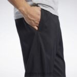 menn svart 2X42N1065 Reebok treningsnødvendigheter vevde ufôrede bukser - Bilde 6