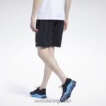 menn svart 2X42N1077 Reebok treningsklare shorts - Bilde 3