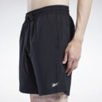 menn svart 2X42N1077 Reebok treningsklare shorts - Bilde 5