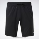 menn svart 2X42N1077 Reebok treningsklare shorts - Bilde 6