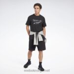 menn svart 2X42N1155 Reebok identitet moderne camo t-skjorte - Bilde 2
