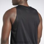 menn svart 2X42N1168 Reebok kjører speedwick singlet - Bilde 4