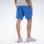 menn vektor blå 2X42N1160 Reebok treningsklare shorts - Bilde 3