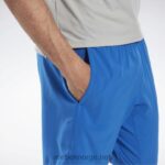 menn vektor blå 2X42N1160 Reebok treningsklare shorts - Bilde 5