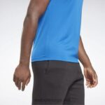 menn vektor blå 2X42N1178 Reebok ermeløs trenings t-skjorte - Bilde 5