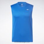 menn vektor blå 2X42N1178 Reebok ermeløs trenings t-skjorte - Bilde 6