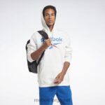 menn vektor blå/hvit 2X42N1188 Reebok identitet fleece jogger - Bilde 2