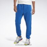 menn vektor blå/hvit 2X42N1188 Reebok identitet fleece jogger