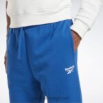 menn vektor blå/hvit 2X42N1188 Reebok identitet fleece jogger - Bilde 4