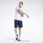 menn vektor marine 2X42N1113 Reebok treningsklare shorts - Bilde 2