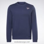 menn vektor marine 2X42N1180 Reebok identitet fleece vektor crew sweatshirt - Bilde 6