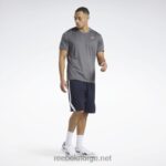 menn vektor marine 2X42N1197 Reebok treningsklare mesh-shorts - Bilde 2
