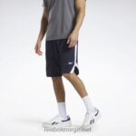 menn vektor marine 2X42N1197 Reebok treningsklare mesh-shorts