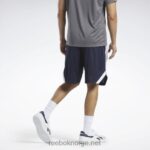 menn vektor marine 2X42N1197 Reebok treningsklare mesh-shorts - Bilde 3
