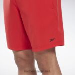 menn vektor rød 2X42N1135 Reebok treningsklare shorts - Bilde 4