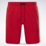 menn vektor rød 2X42N1135 Reebok treningsklare shorts - Bilde 6