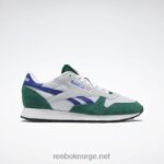 mørkegrønn/ftwr hvit/klassisk kobolt 2X42N31 Reebok klassisk skinn gjør det til dine sko