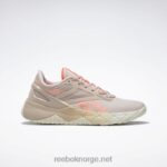 myk ecru/canyon korall/oransje flare 2X42N297 Reebok nanoflex tr treningssko for kvinner