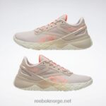 myk ecru/canyon korall/oransje flare 2X42N297 Reebok nanoflex tr treningssko for kvinner - Bilde 9