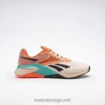 myk ecru/korallbane s23-r/klassisk blågrønn 2X42N19 Reebok nano x2 treningssko for kvinner