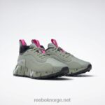 mystisk grå/kjernesvart/atomrosa 2X42N92 Reebok zig dynamica adventure damesko - Bilde 3
